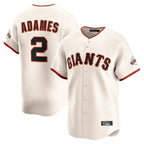 Kooe SF.Giants #2 Willy Adames Player Cream Home Limited Stitched Jerseys