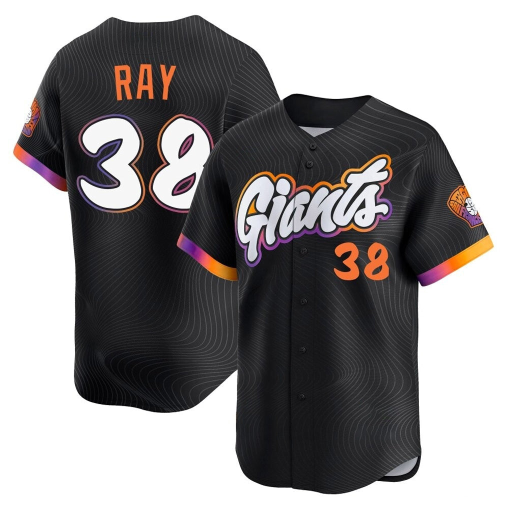 Kooe SF.Giants #38 Robbie Ray Player Black 2025 City Connect Home Limited Stitched Jerseys