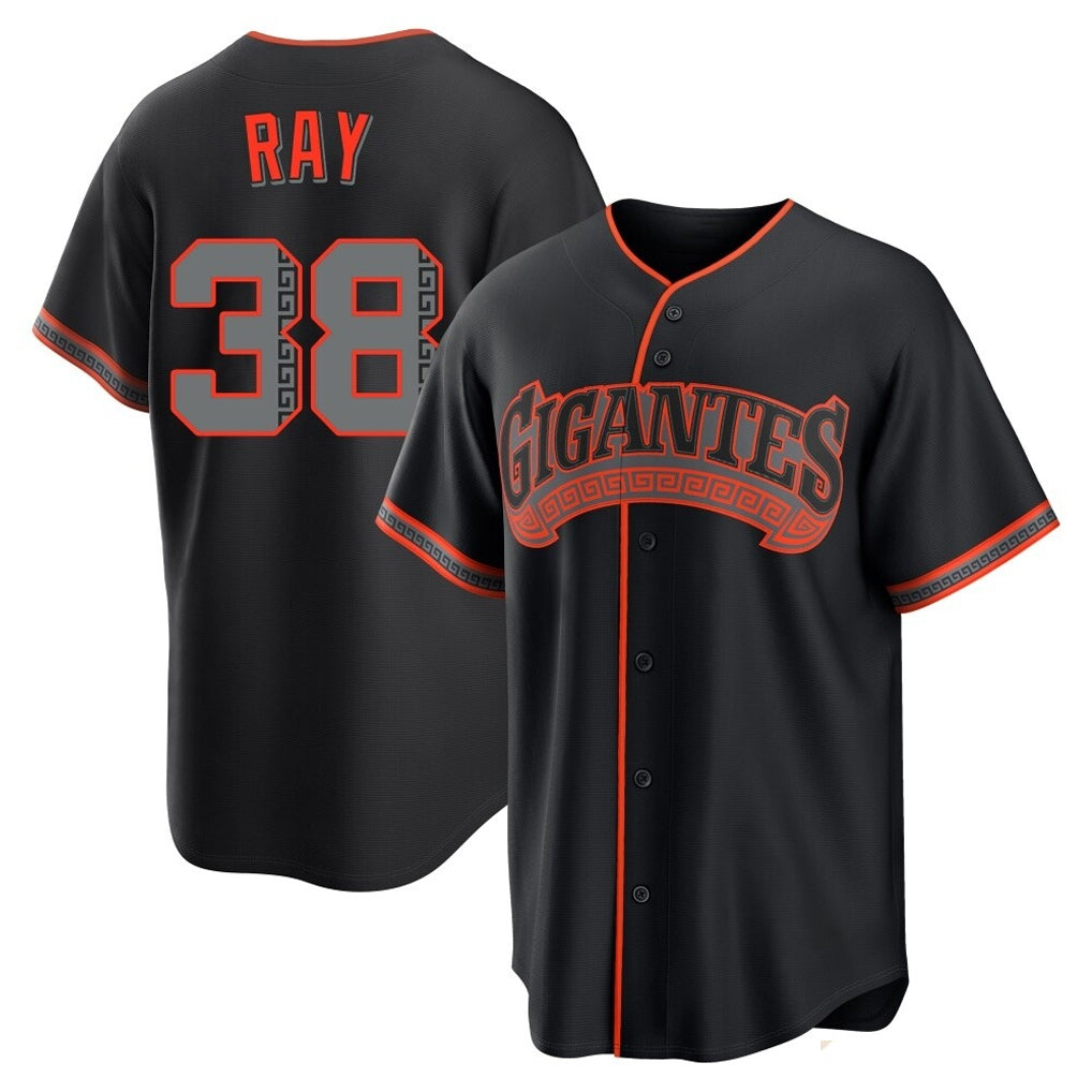 Kooe SF.Giants #38 Robbie Ray Player Black Alternate Limited Stitched Jerseys