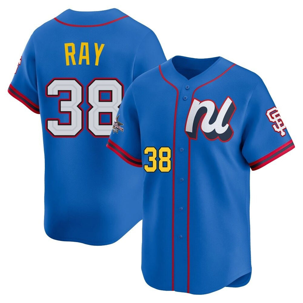 Kooe SF.Giants #38 Robbie Ray Player Blue National League All-Star Edition Limited Stitched Jerseys