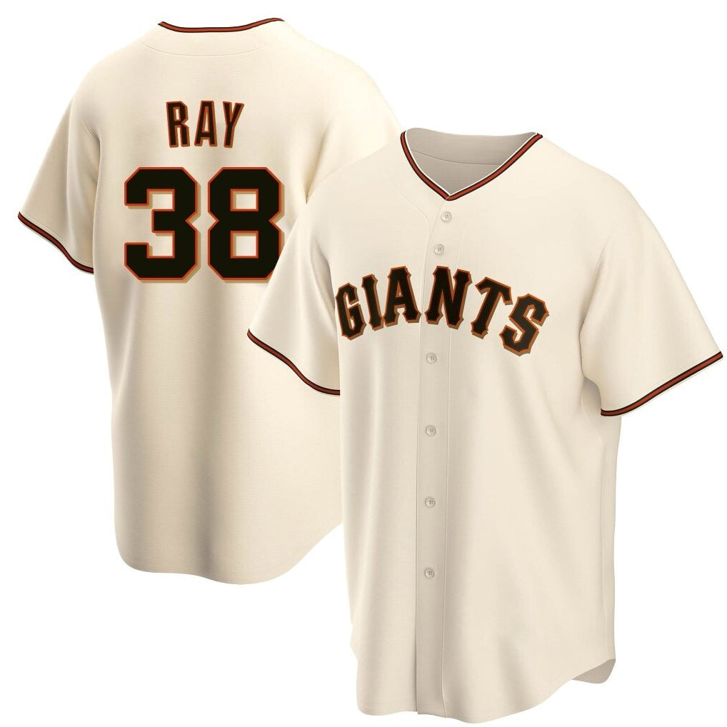 Kooe SF.Giants #38 Robbie Ray Player Cream Home Game Stitched Jerseys