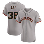Kooe SF.Giants #38 Robbie Ray Player Gray Home Limited Elite Stitched Jerseys