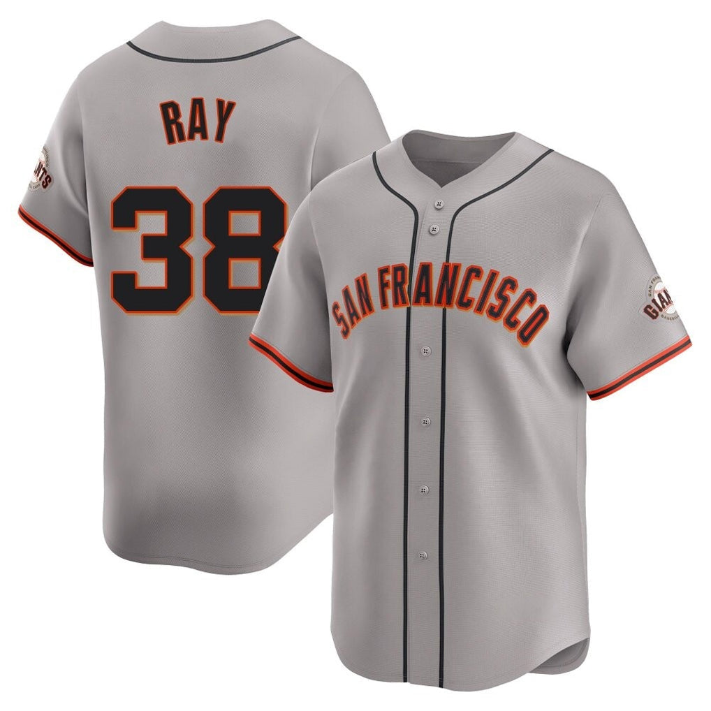 Kooe SF.Giants #38 Robbie Ray Player Gray Home Limited Stitched Jerseys