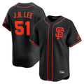 Kooe SF.Giants #51 Jung Hoo Lee Player Black 2026 Home Limited Stitched Jerseys