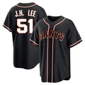 Kooe SF.Giants #51 Jung Hoo Lee Player Black Fashion Out Home Limited Stitched Jerseys