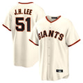 Kooe SF.Giants #51 Jung Hoo Lee Player Cream Home Game Stitched Jerseys