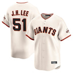 Kooe SF.Giants #51 Jung Hoo Lee Player Cream Home Limited Stitched Jerseys