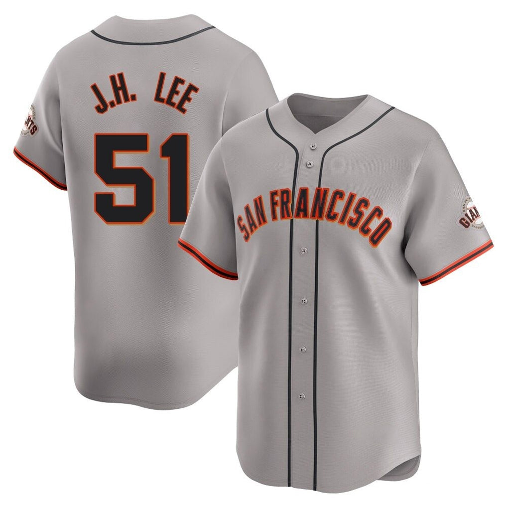 Kooe SF.Giants #51 Jung Hoo Lee Player Gray Home Limited Stitched Jerseys