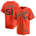 Kooe SF.Giants #51 Jung Hoo Lee Player Orange Home Limited Stitched Jerseys