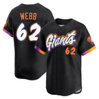 Kooe SF.Giants #62 Logan Webb Player Black City Connect Home Limited Stitched Jerseys