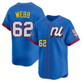 Kooe SF.Giants #62 Logan Webb Player Blue National League All-Star Edition Limited Stitched Jerseys