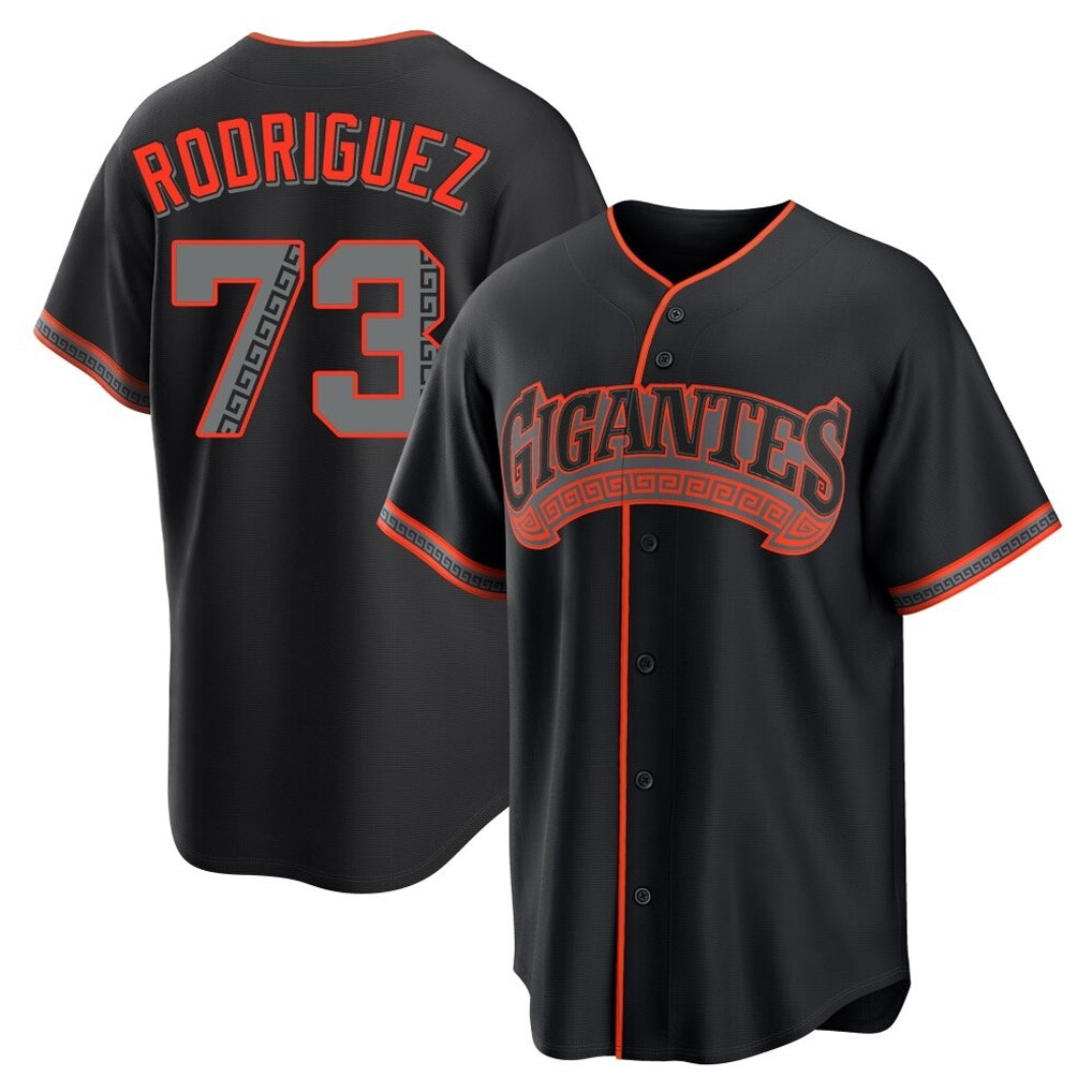 Kooe SF.Giants #73 Randy Rodriguez Player Black Alternate Limited Stitched Jerseys