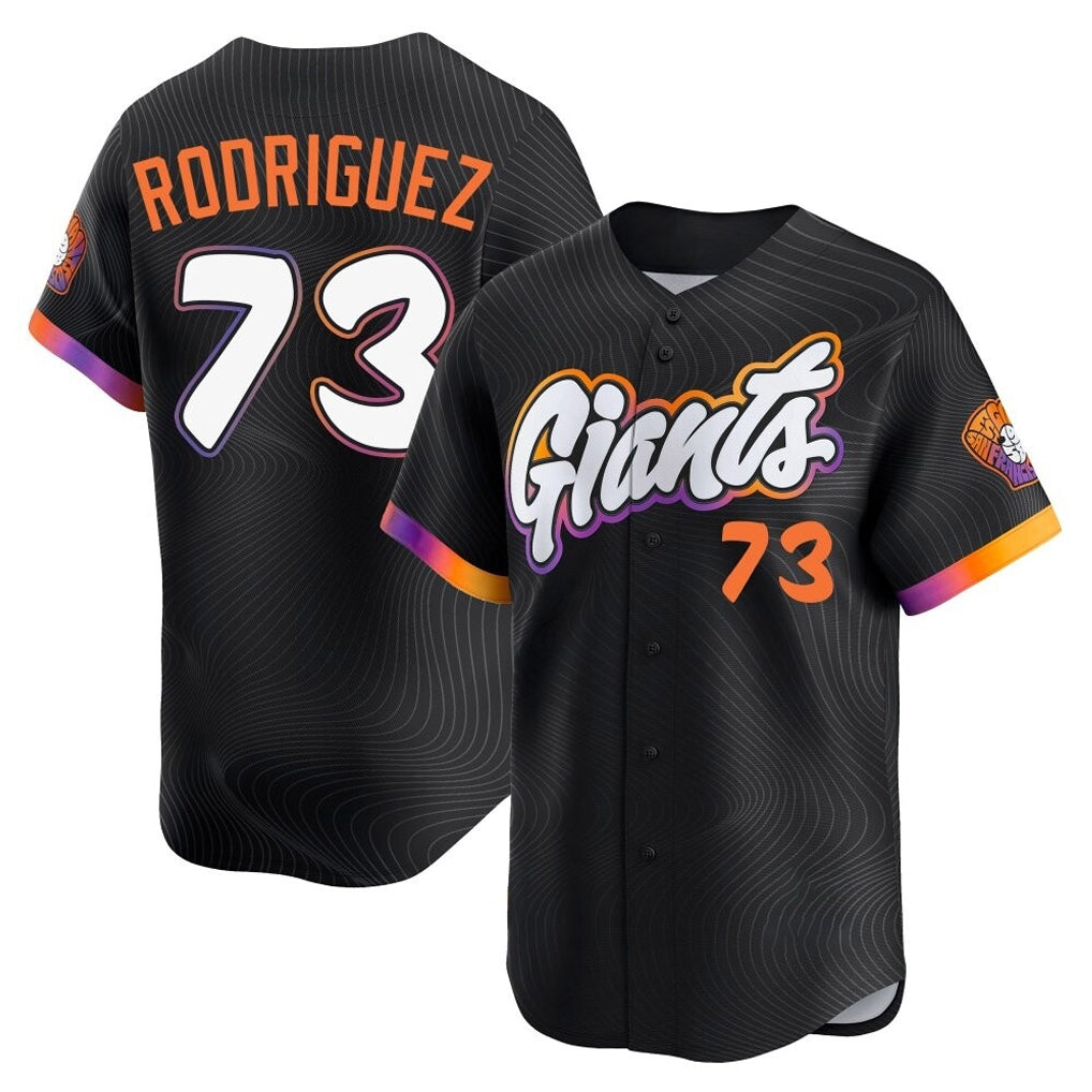 Kooe SF.Giants #73 Randy Rodriguez Player Black City Connect Home Limited Stitched Jerseys