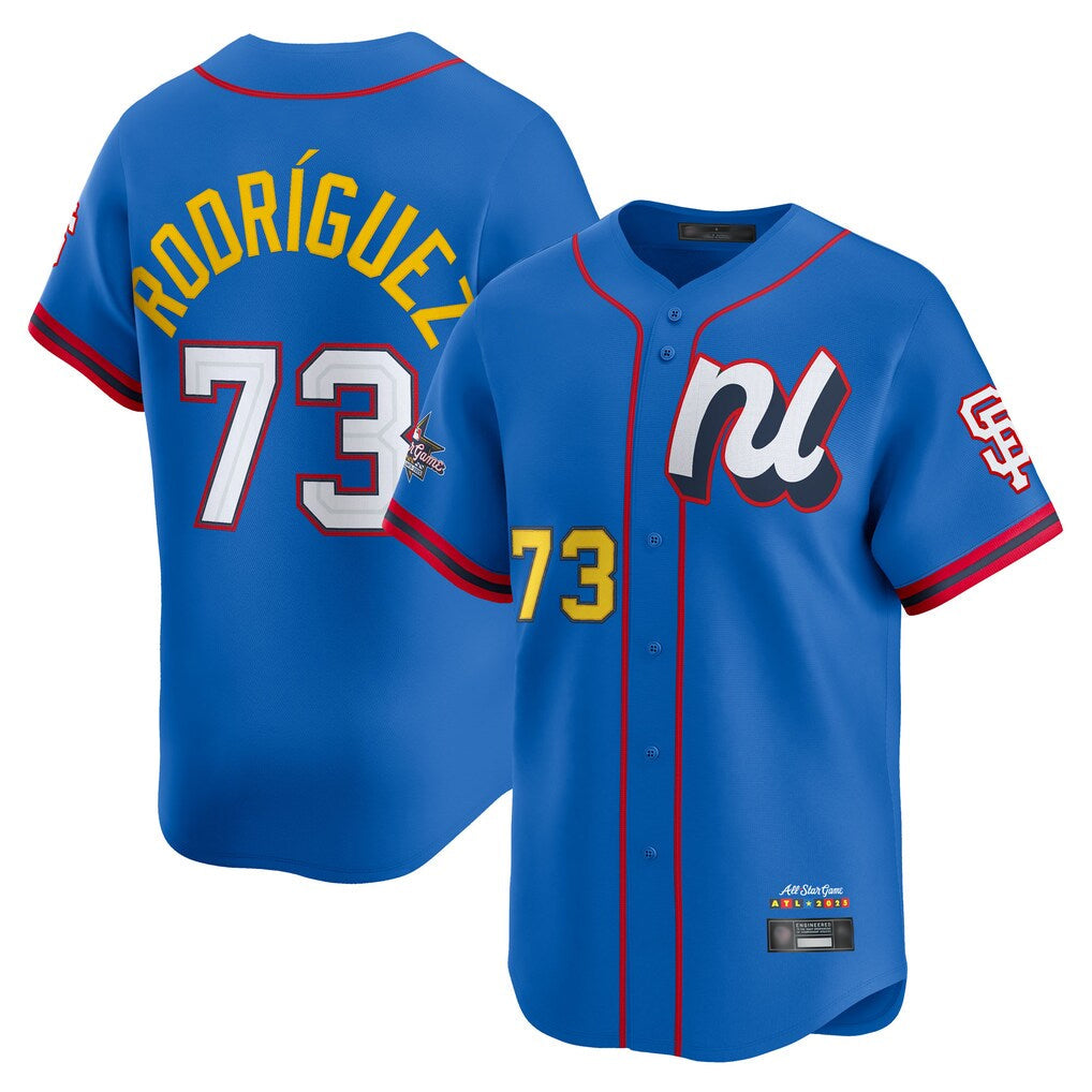 Kooe SF.Giants #73 Randy Rodriguez Player Blue National League All-Star Edition Limited Stitched Jerseys
