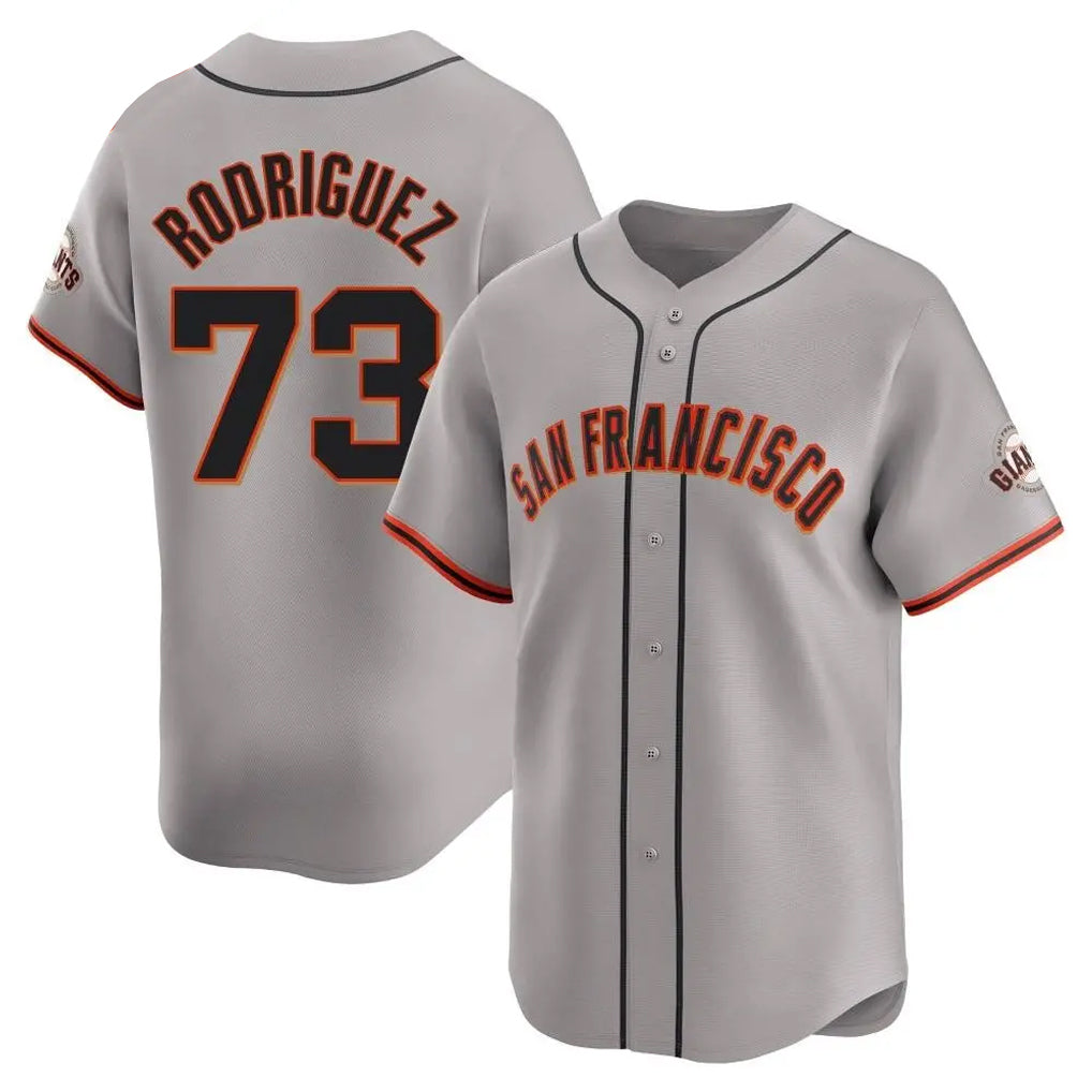 Kooe SF.Giants #73 Randy Rodriguez Player Gray Home Limited Stitched Jerseys