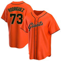 Kooe SF.Giants #73 Randy Rodriguez Player Orange Home Game Stitched Jerseys