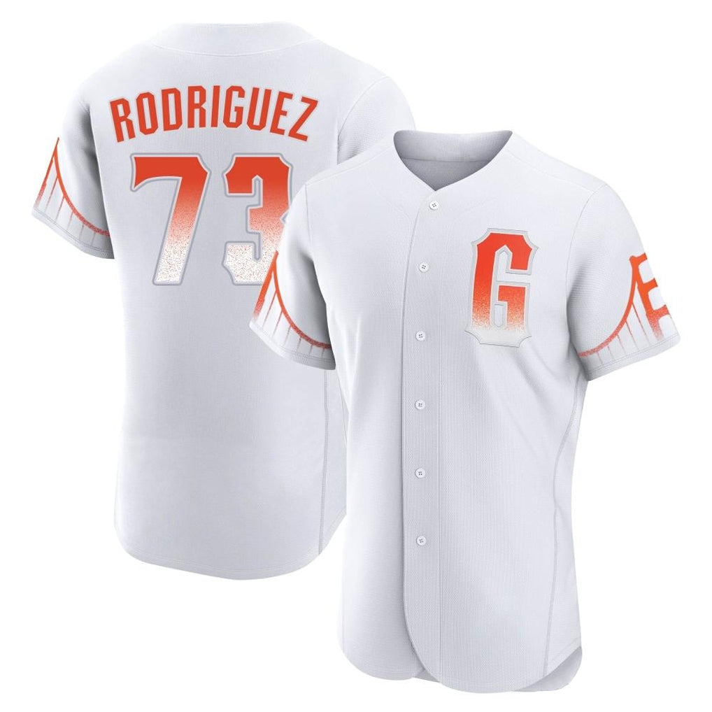 Kooe SF.Giants #73 Randy Rodriguez Player White City Connect Home Limited Elite Stitched Jerseys