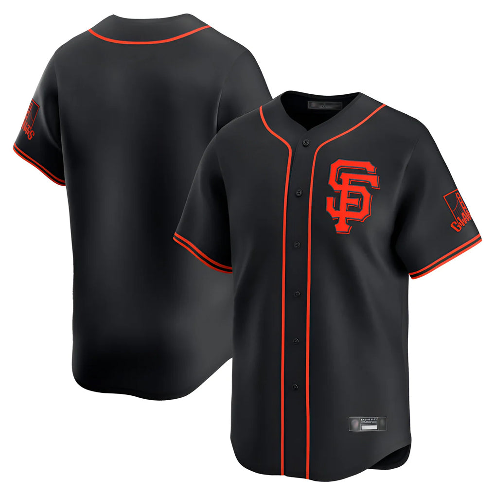 Kooe SF.Giants Blank Player Black 2026 Home Limited Stitched Jerseys