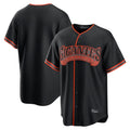 Kooe SF.Giants Blank Player Black Alternate Limited Stitched Jerseys