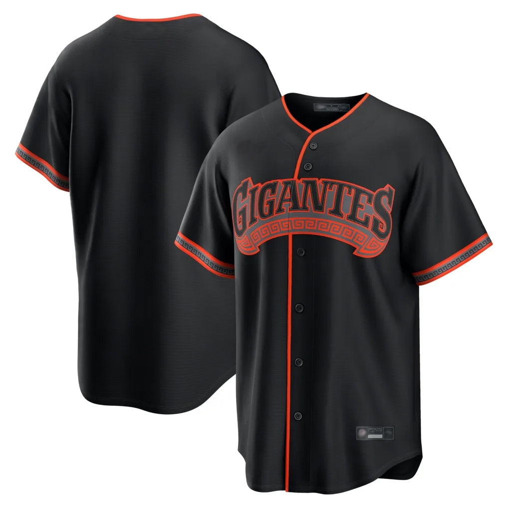 Kooe SF.Giants Blank Player Black Alternate Limited Stitched Jerseys