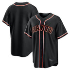 Kooe SF.Giants Blank Player Black Fashion Home Game Stitched Jerseys