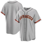 Kooe SF.Giants Blank Player Gray Home Game Stitched Jerseys