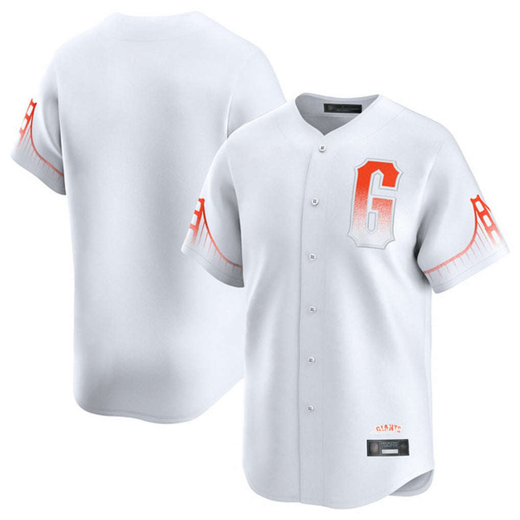 Kooe SF.Giants Blank Player White City Connect Home Limited Stitched Jerseys