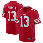 Kooe SFr.49ers #13 Brock Purdy Player Scarlet Replica Game Stitched Jerseys