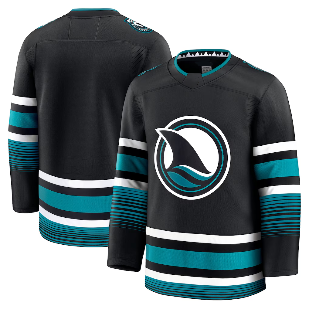 Kooe S.Jose Sharks Black Alternate Premium Jerseys
