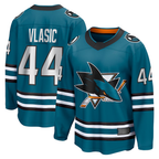 Kooe S.Jose Sharks #44 Marc-Edouard Vlasic Teal Home Breakaway Player Jerseys