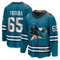 Kooe S.Jose Sharks #65 Jacob Trouba Teal Home Breakaway Jerseys