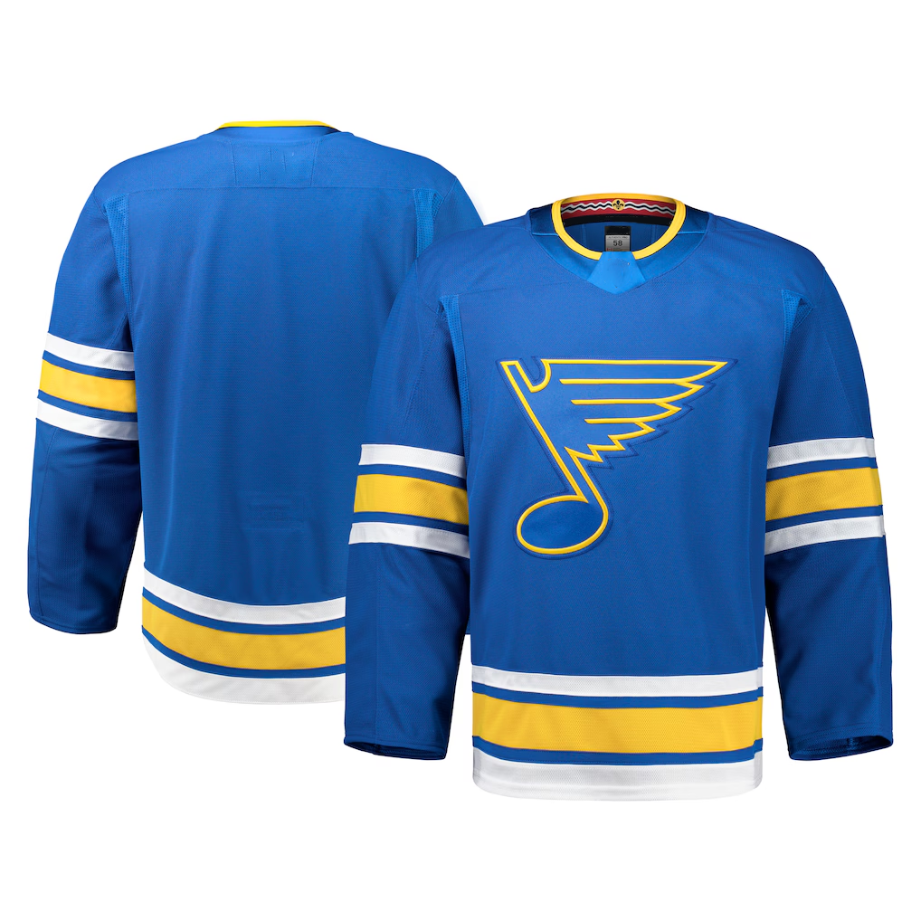 Kooe St.L.Blues Blue Home Authentic Pro Jerseys