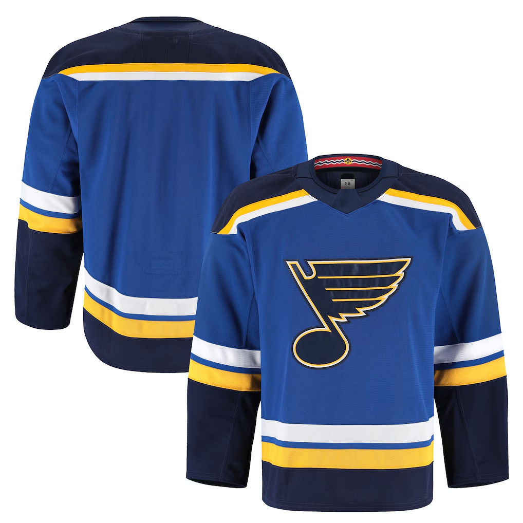 Kooe St.L.Blues Blue Home Authentic Pro Jerseys