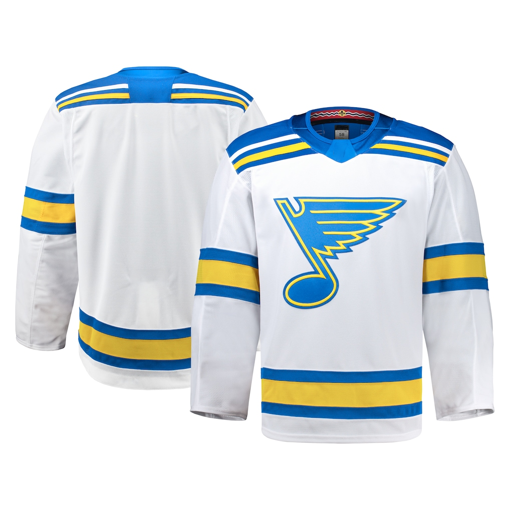 Kooe St.L.Blues White Away Authentic Pro Jerseys