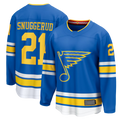 Kooe St.L.Blues #21 Blues Jimmy Snuggerud Blue Home Breakaway Jerseys