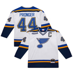 Kooe St.L.Blues #44 Chris Pronger White 1999-00 Power Play Jerseys