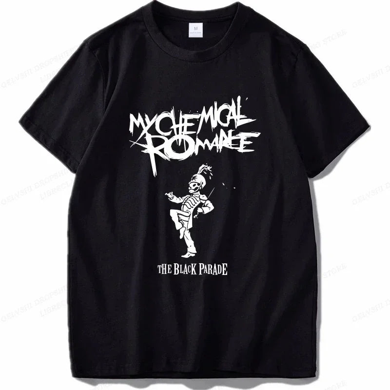 Cheap T-shirt Jerseys My Chemical Romance T Shirt Women Fashion Cotton T-shirts Cool Hip Hop Men Tshirt Casiual Summer Vintage Anime Unisex Top Tee