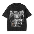 Cheap T-shirt Jerseys Short Sleeved Round Neck Y2k Tshirt Men New in Top & Tees Mens T-Shirt ROCK Band Bring Me The Horizon Tees for Fans BMTH Washed