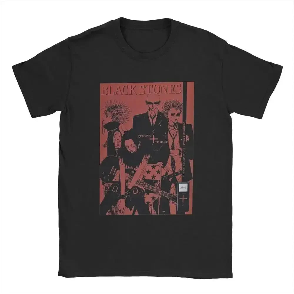 Cheap T-shirt Jerseys NANA Osaki T Shirt Casual Harajuku Streetwear Japanese Clothes T Shirt Fashion Rock Punk Short Sleeve Plus Size T Shirt Women