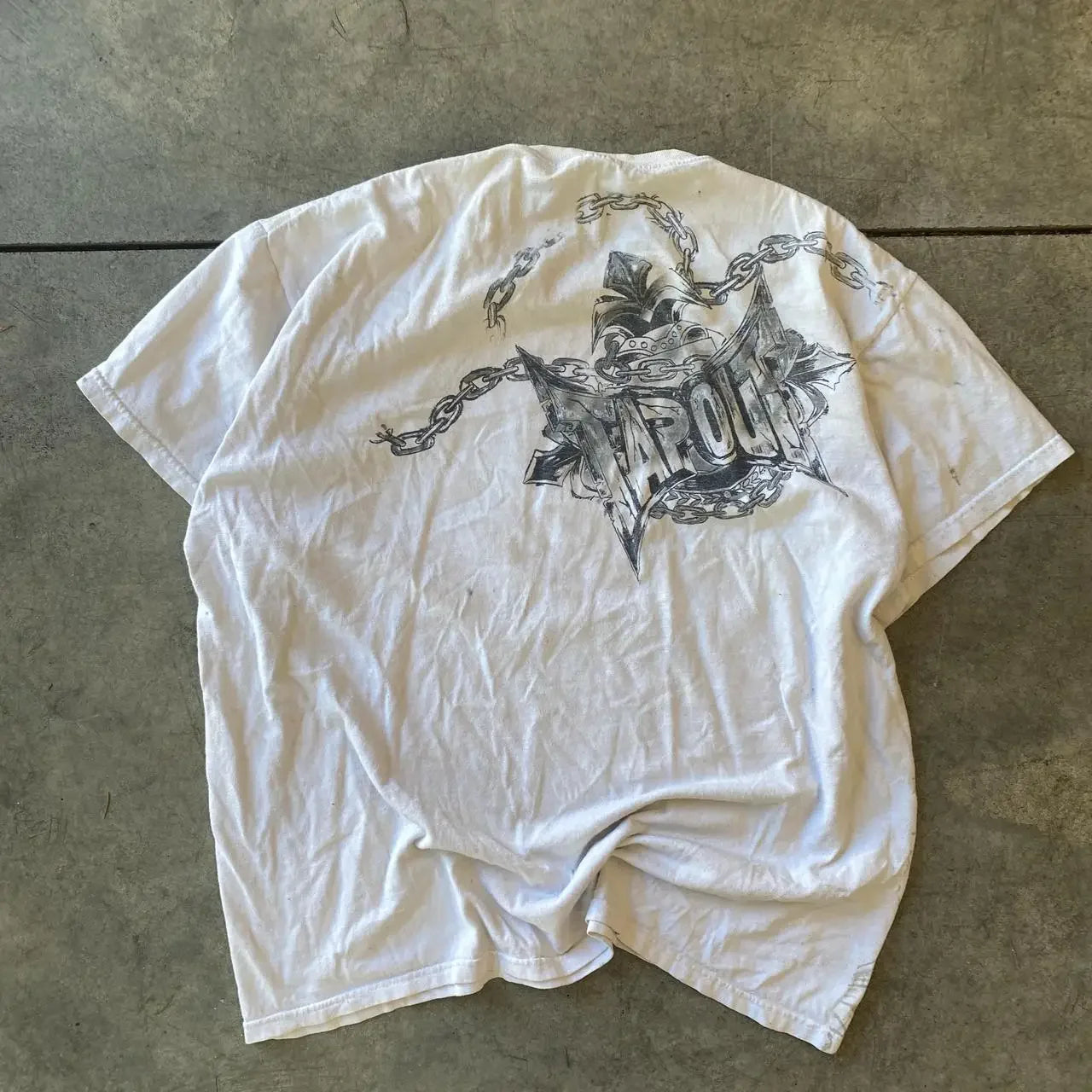 Cheap T-shirt Jerseys 2000s Tapout T Shirt Punk Hip Hop Graphic Letter Print Oversized TShirt Womens Mens Round Neck Cotton Short Sleeve Tops Clothing