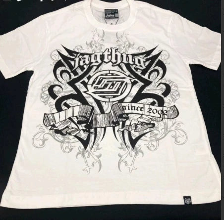Cheap T-shirt Jerseys Summer Double-Sided Printed T-Shirt Mens American Hip-Hop High Street Fashion Baggy Short-Sleeved Unisex Street Style Tee