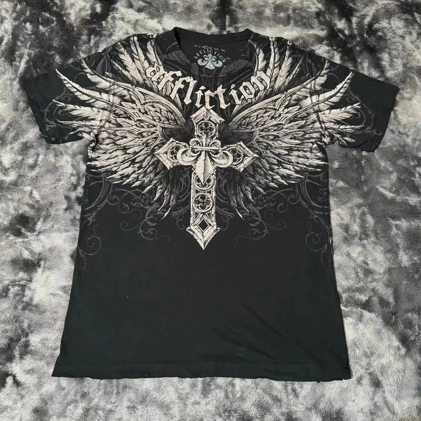Cheap T-shirt Jerseys 90s American Trendy Retro Fashion Print Round Neck Short-sleeved T-shirt Men Womens Y2K Street Style Gothic Couple Sports
