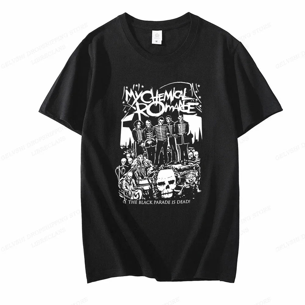 Cheap T-shirt Jerseys My Chemical Romance T Shirt Women Fashion T-shirts Cool Hip Hop Men Tshirt Casiual Summer Vintage Anime Unisex Top Tee