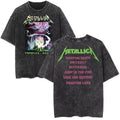 Cheap T-shirt Jerseys Rare Metallica Rock Band's Vintage Washed T-shirt Is Retro 2026 High-end Luxury Is for Both Men and Women Top Y2k