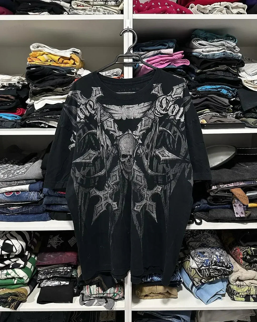 Cheap T-shirt Jerseys 2000s Tapout T Shirt Punk Hip Hop Graphic Letter Print Oversized TShirt Womens Mens Round Neck Cotton Short Sleeve Tops Clothing