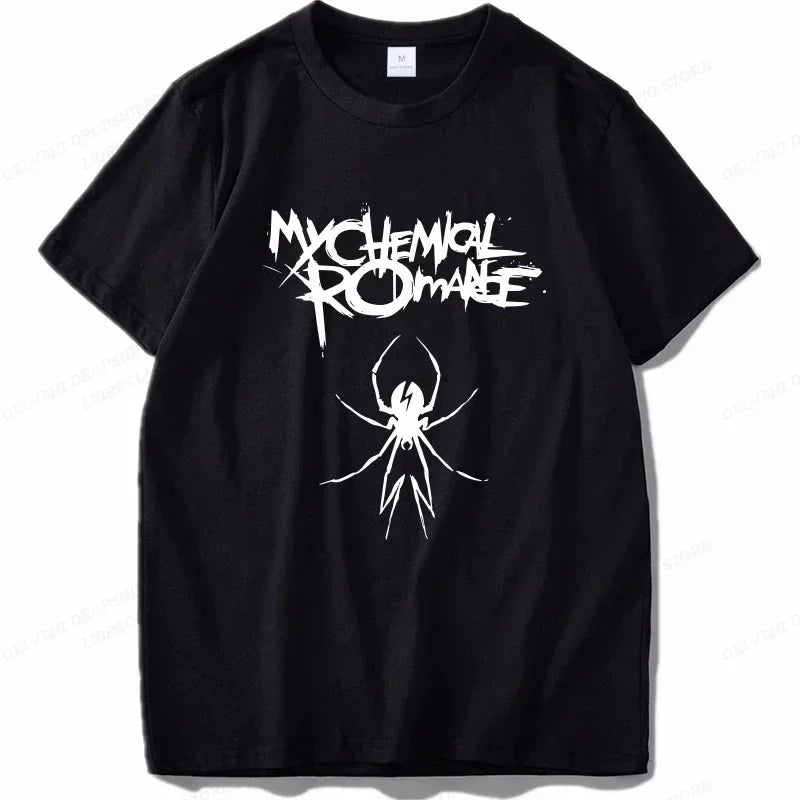 Cheap T-shirt Jerseys My Chemical Romance T Shirt Women Fashion T-shirts Cool Hip Hop Men Tshirt Casiual Summer Vintage Anime Unisex Top Tee