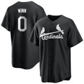 Kooe St. Louis Cardinals #0 Masyn Winn Player Black City Connect Home Limited Stitched Jerseys