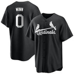 Kooe St. Louis Cardinals #0 Masyn Winn Player Black City Connect Home Limited Stitched Jerseys