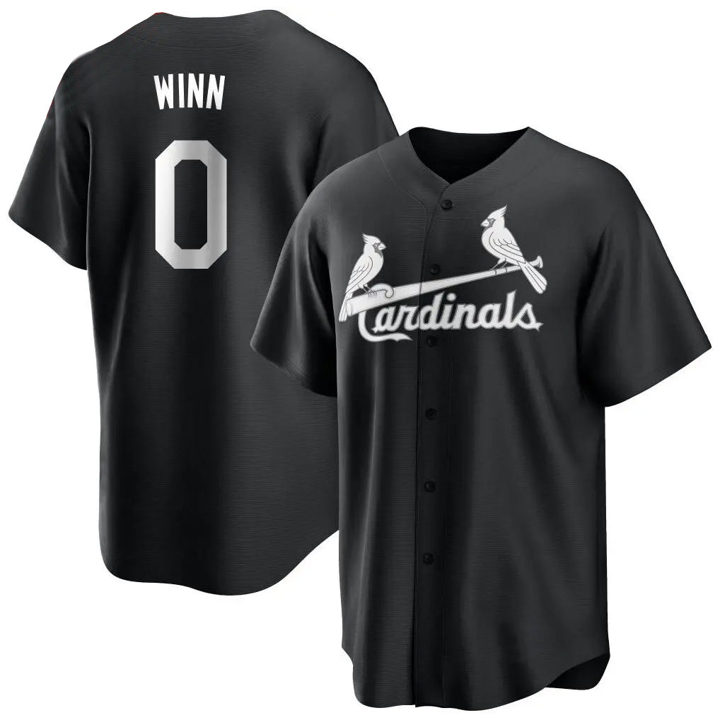 Kooe St. Louis Cardinals #0 Masyn Winn Player Black City Connect Home Limited Stitched Jerseys