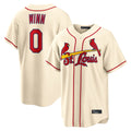 Kooe St. Louis Cardinals #0 Masyn Winn Player Cream Home Game Stitched Jerseys